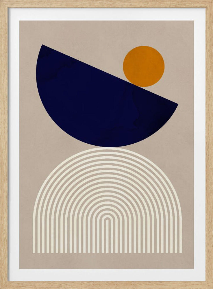 Lines and semicircles 2 | Poster