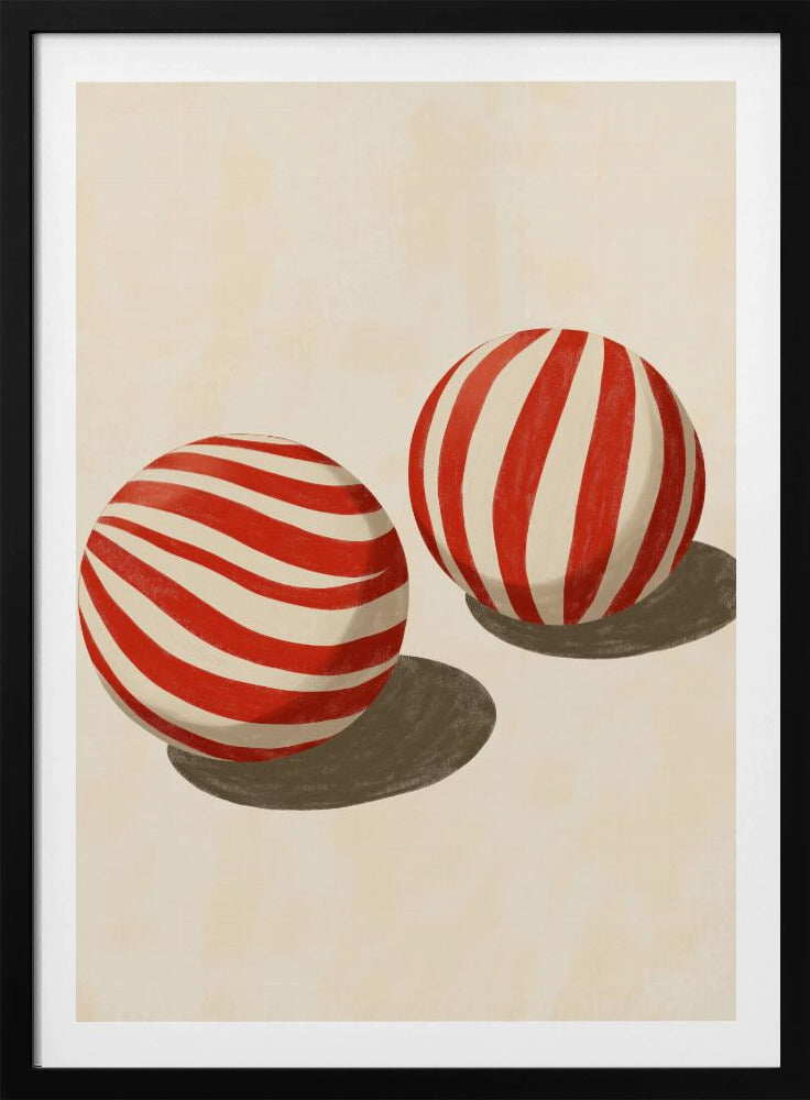 Candy Swirl Spheres | Poster