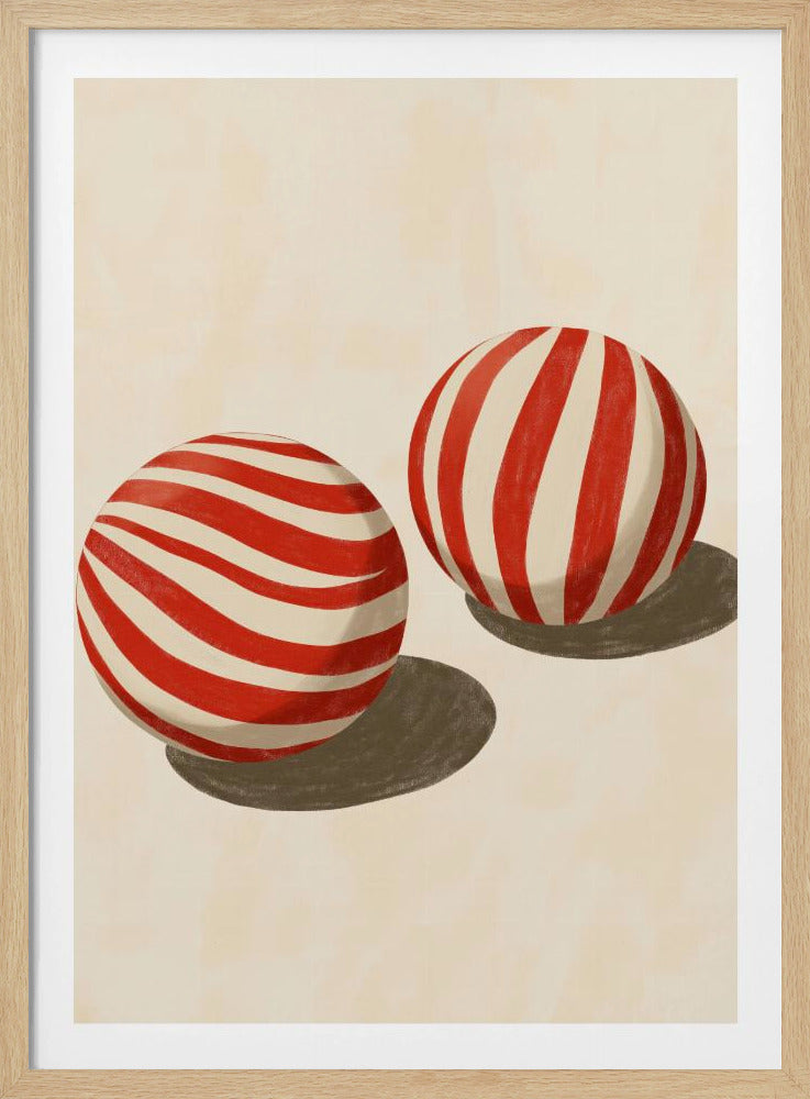 Candy Swirl Spheres | Poster