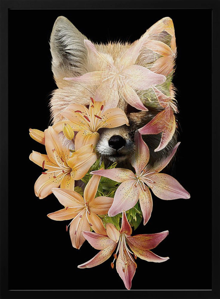 Foxy Flowers | Poster