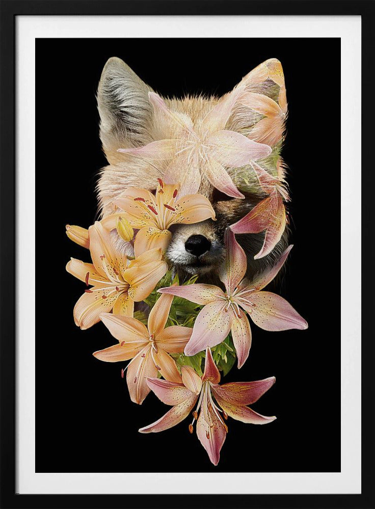 Foxy Flowers | Poster