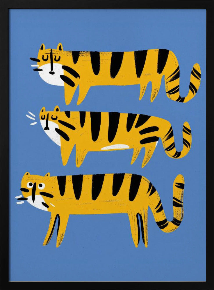 Tiger Trio Parade | Poster