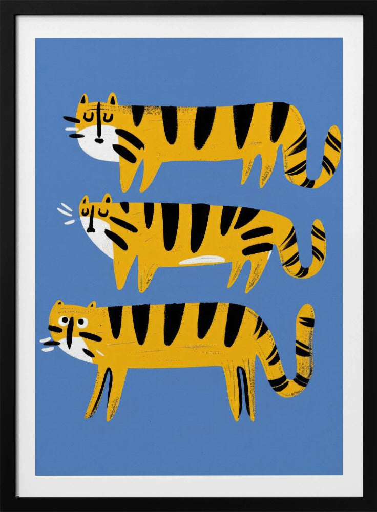 Tiger Trio Parade | Poster