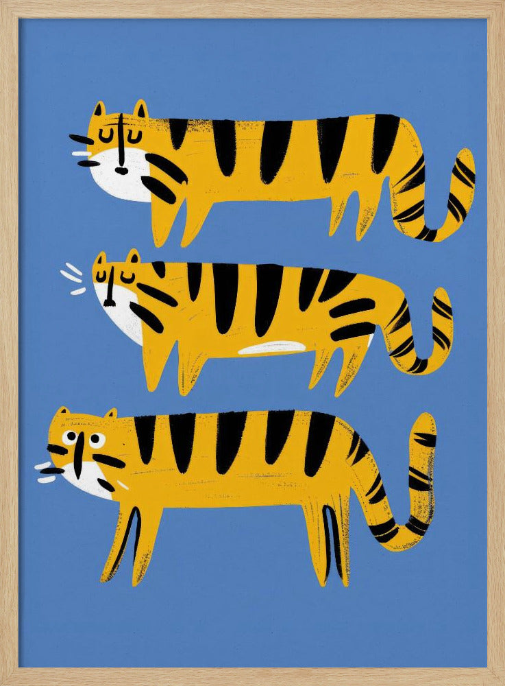 Tiger Trio Parade | Poster