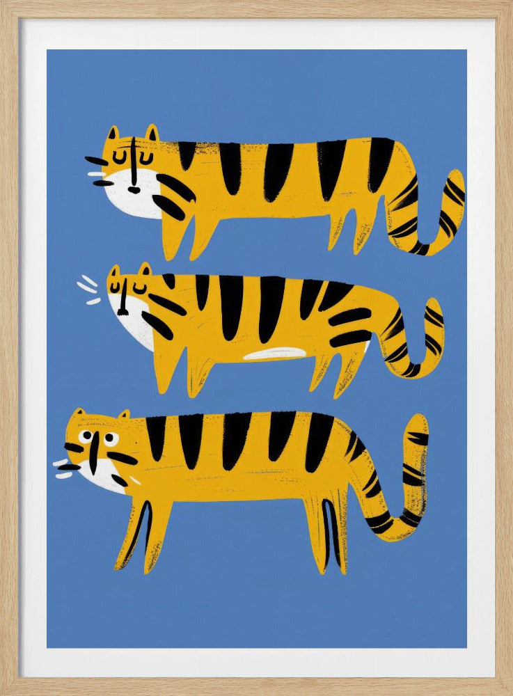 Tiger Trio Parade | Poster