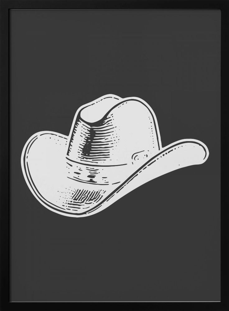 Black Cowboy Hat | Poster