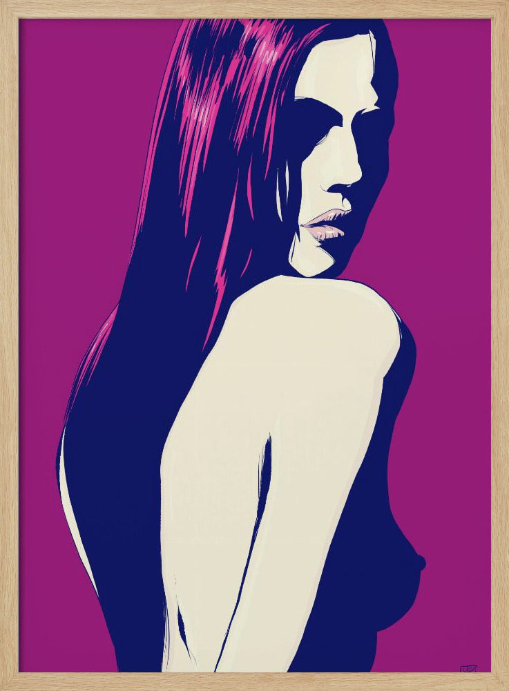 Stylized Portrait Of A Woman | Poster