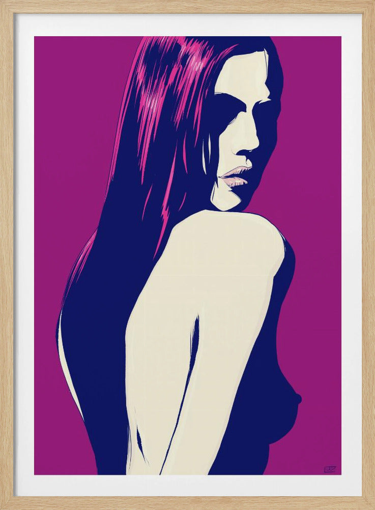 Stylized Portrait Of A Woman | Poster