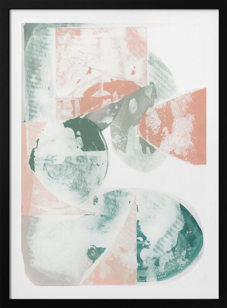 Pastel Tones With Organic Shapes | Poster