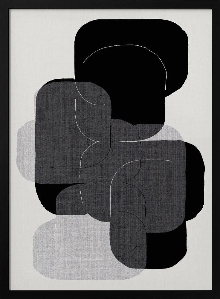 Monochrome Layers | Poster