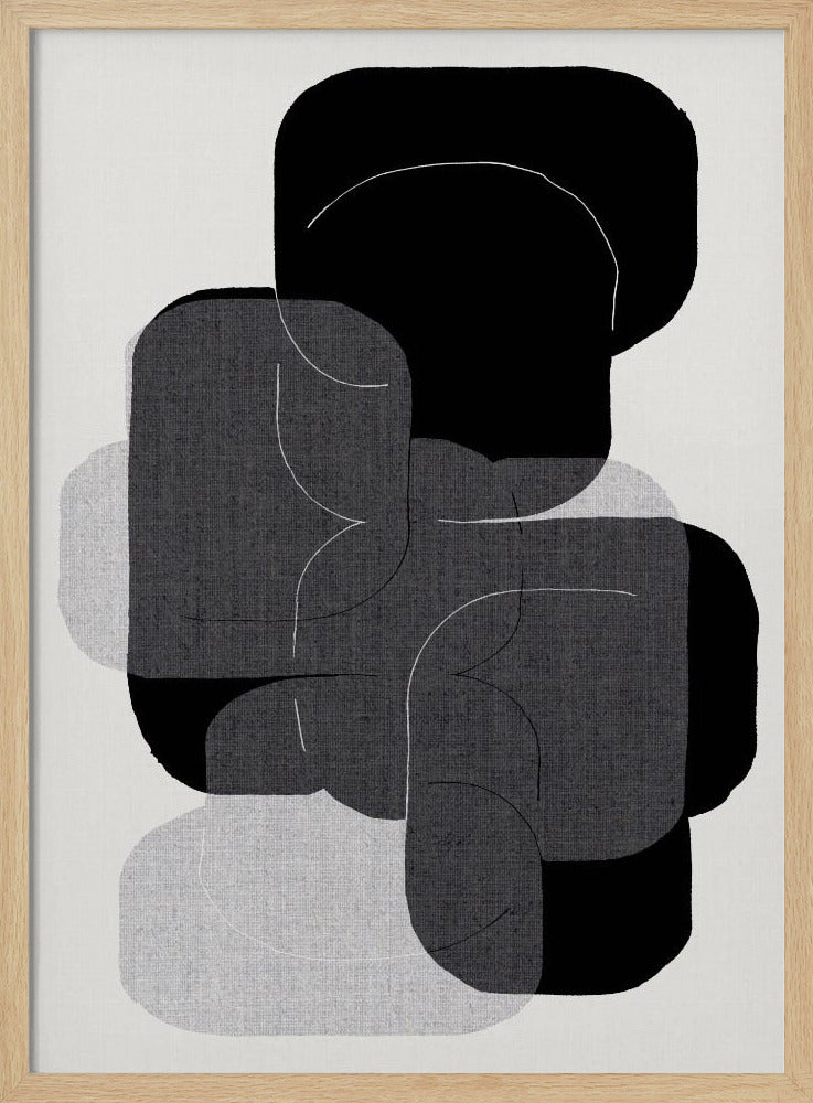 Monochrome Layers | Poster