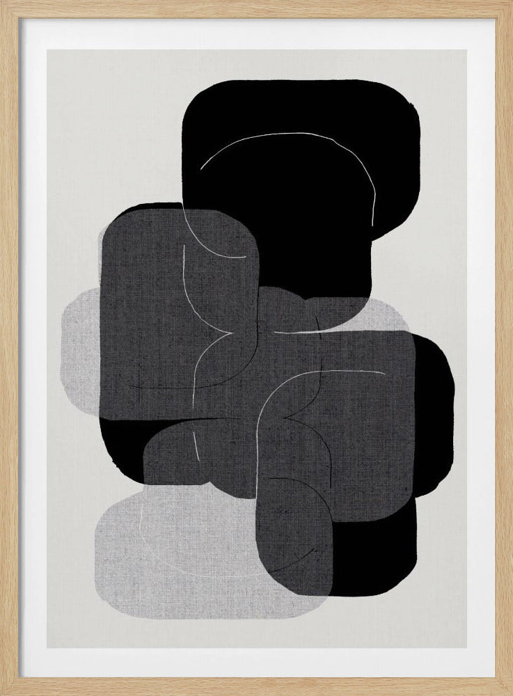 Monochrome Layers | Poster