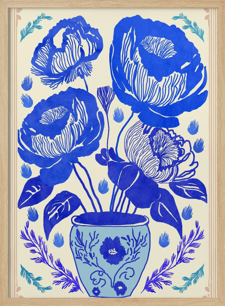 Blue Blossom Vase | Poster