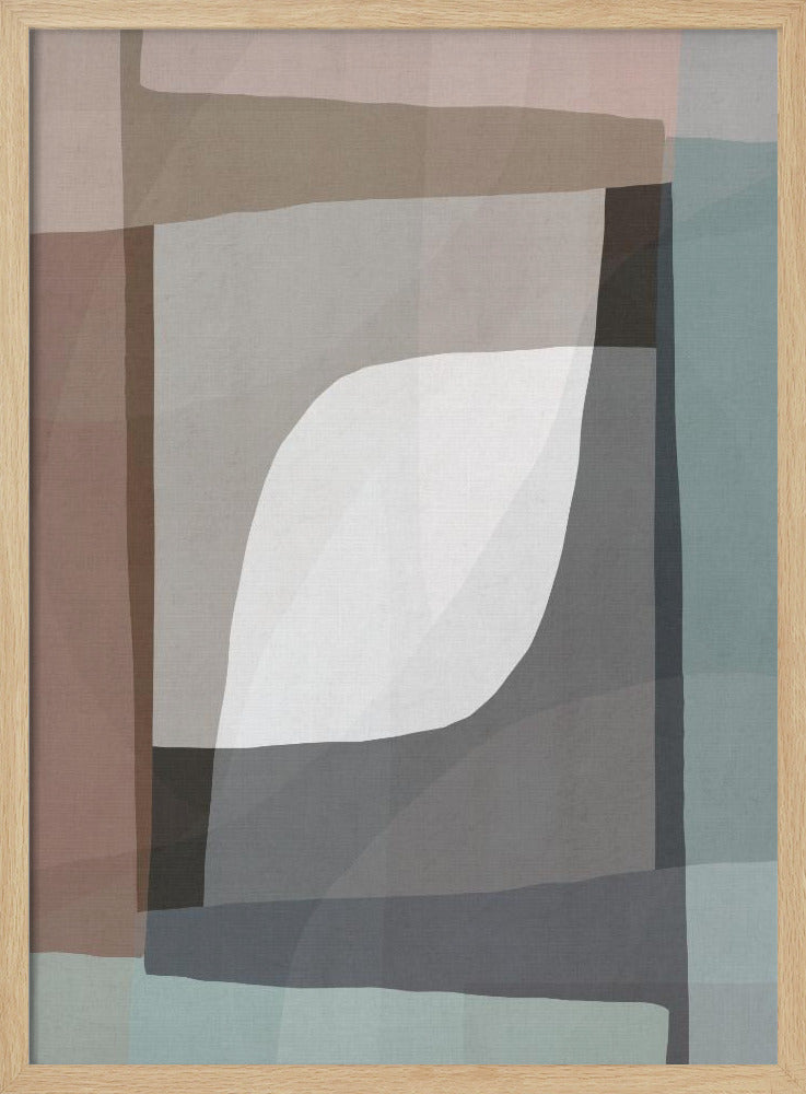 Geometric Shapes and Muted Earth Tones | Poster