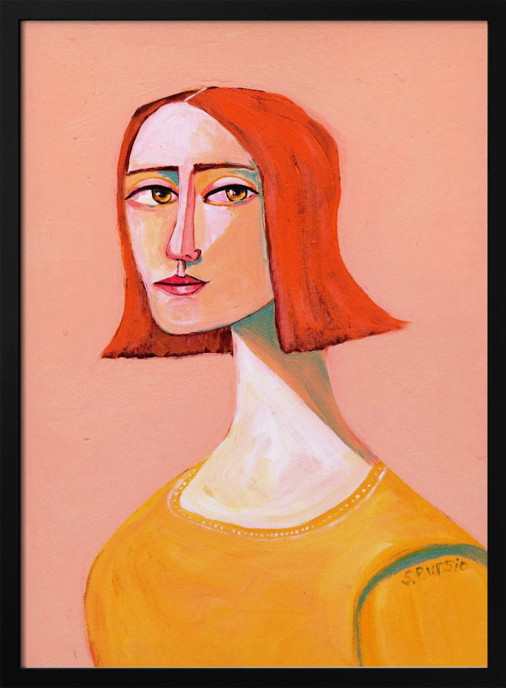 Red Head Lady with the Look | Poster