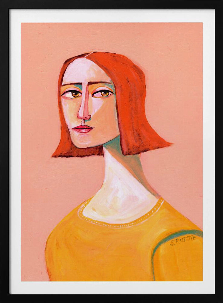 Red Head Lady with the Look | Poster