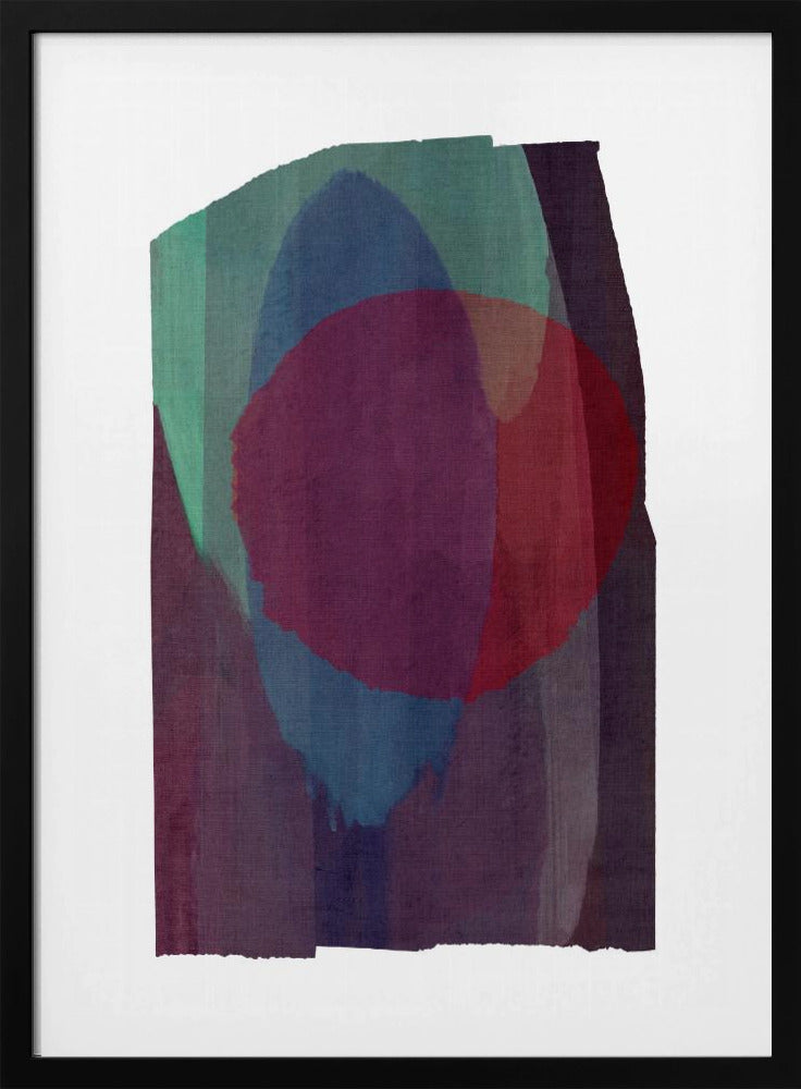 Geometric Shapes In Rich Tones | Poster