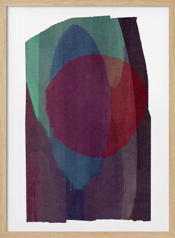 Geometric Shapes In Rich Tones | Poster