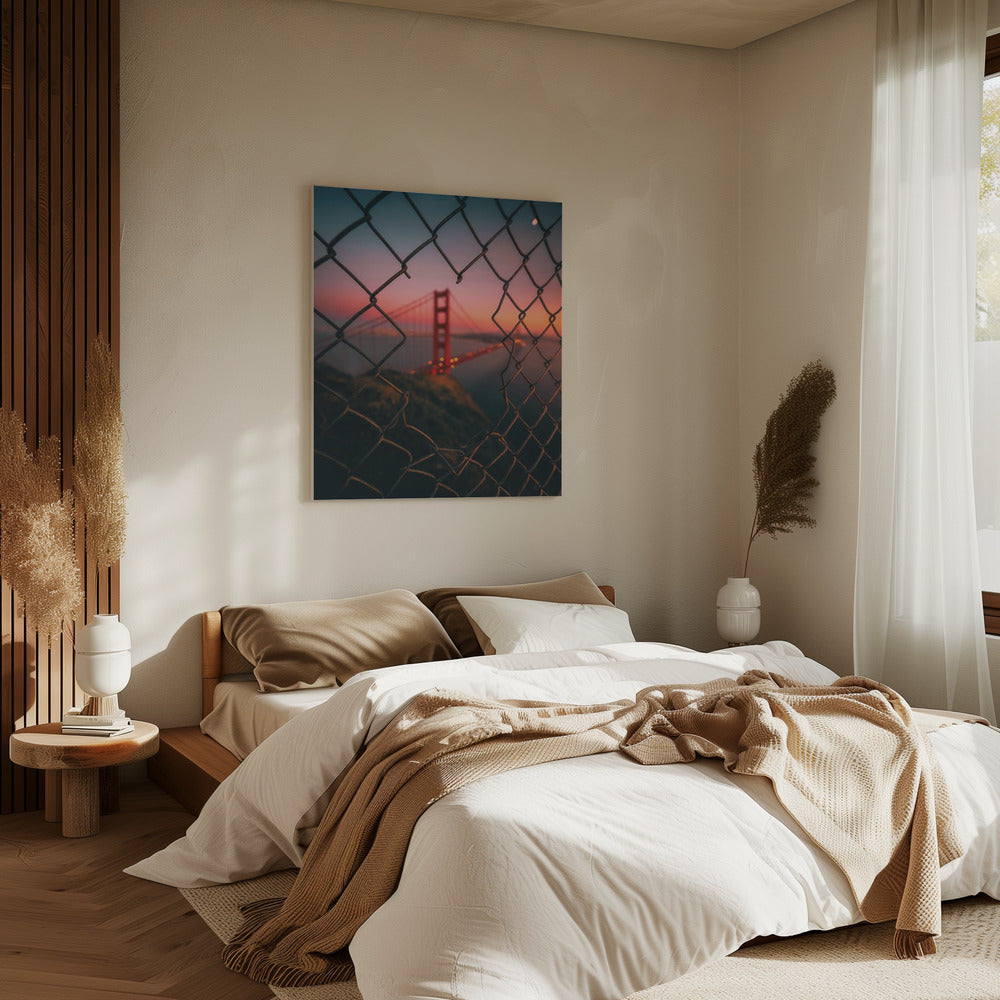 Golden Gate Caged | Canvas