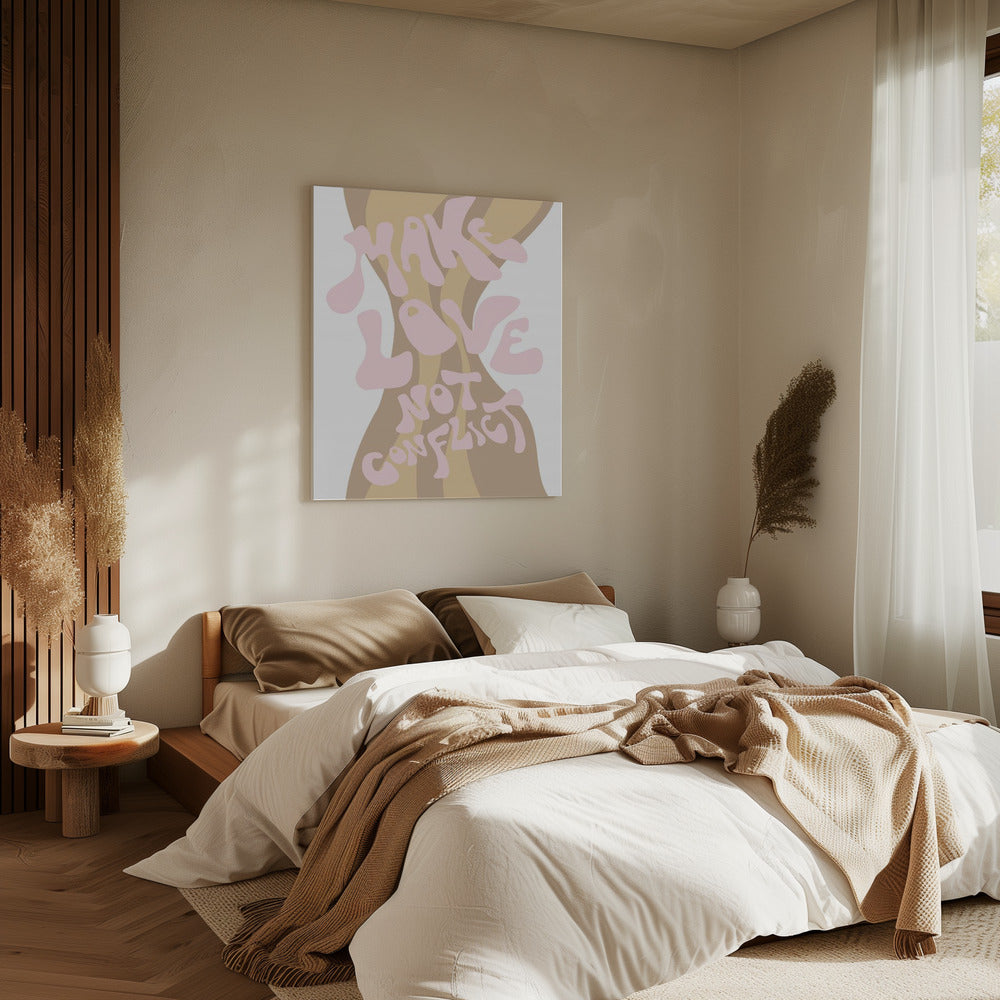 Make Love not Conflict | Canvas