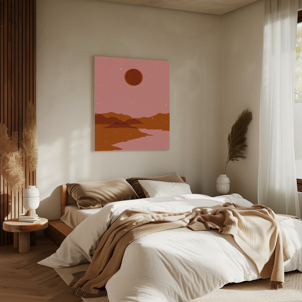 Moon  landscape | Canvas