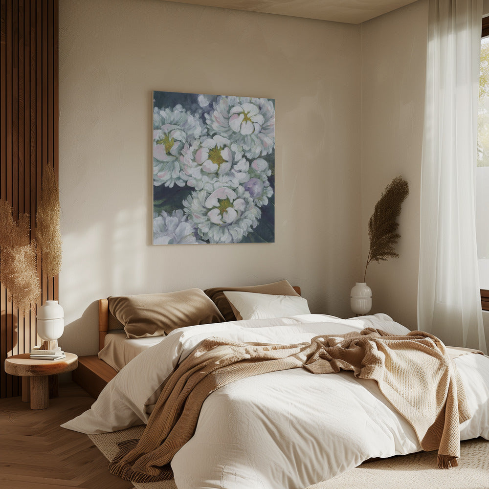 Willoh painterly peonies | Canvas