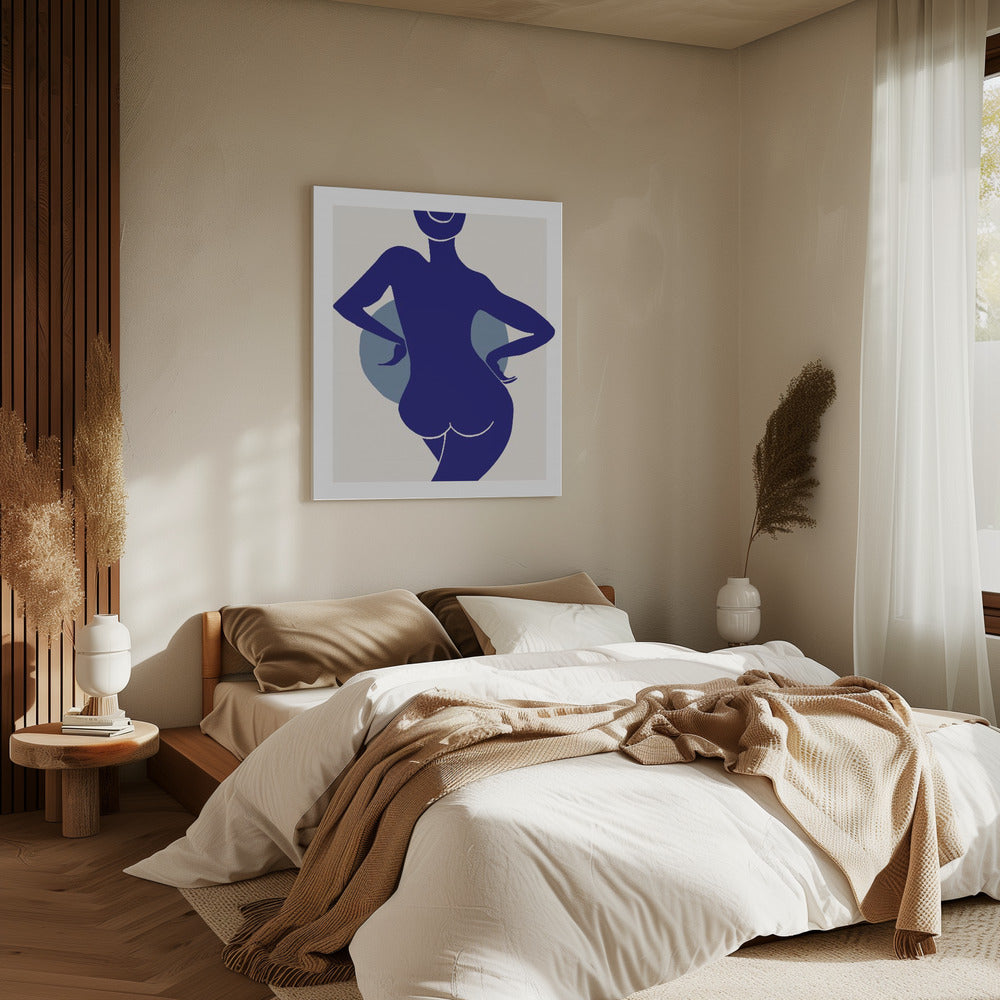 Femme Bleu | Canvas