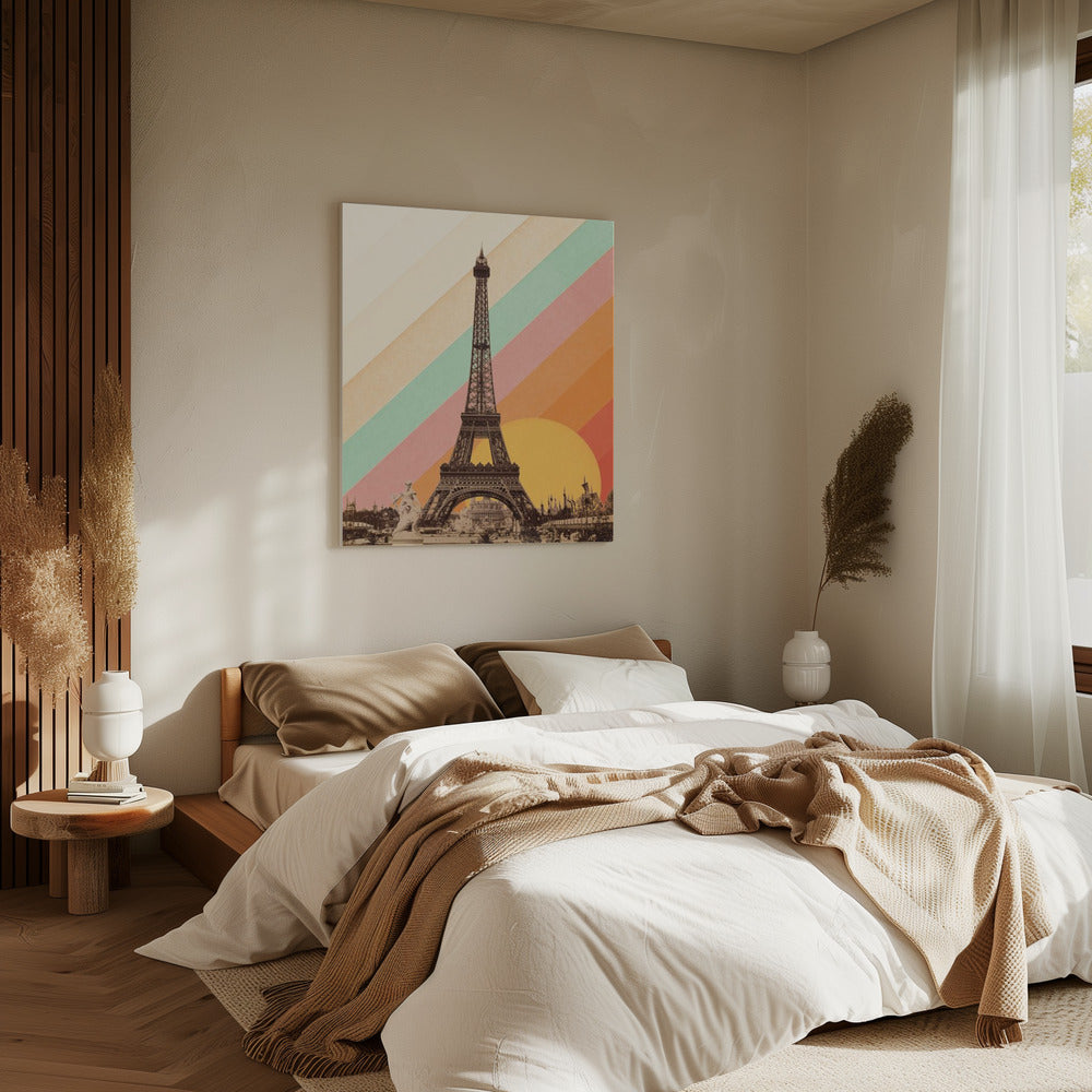 Eiffel Tower Rainbow | Canvas