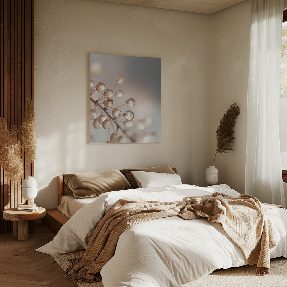 Golden Dewdrops | Canvas