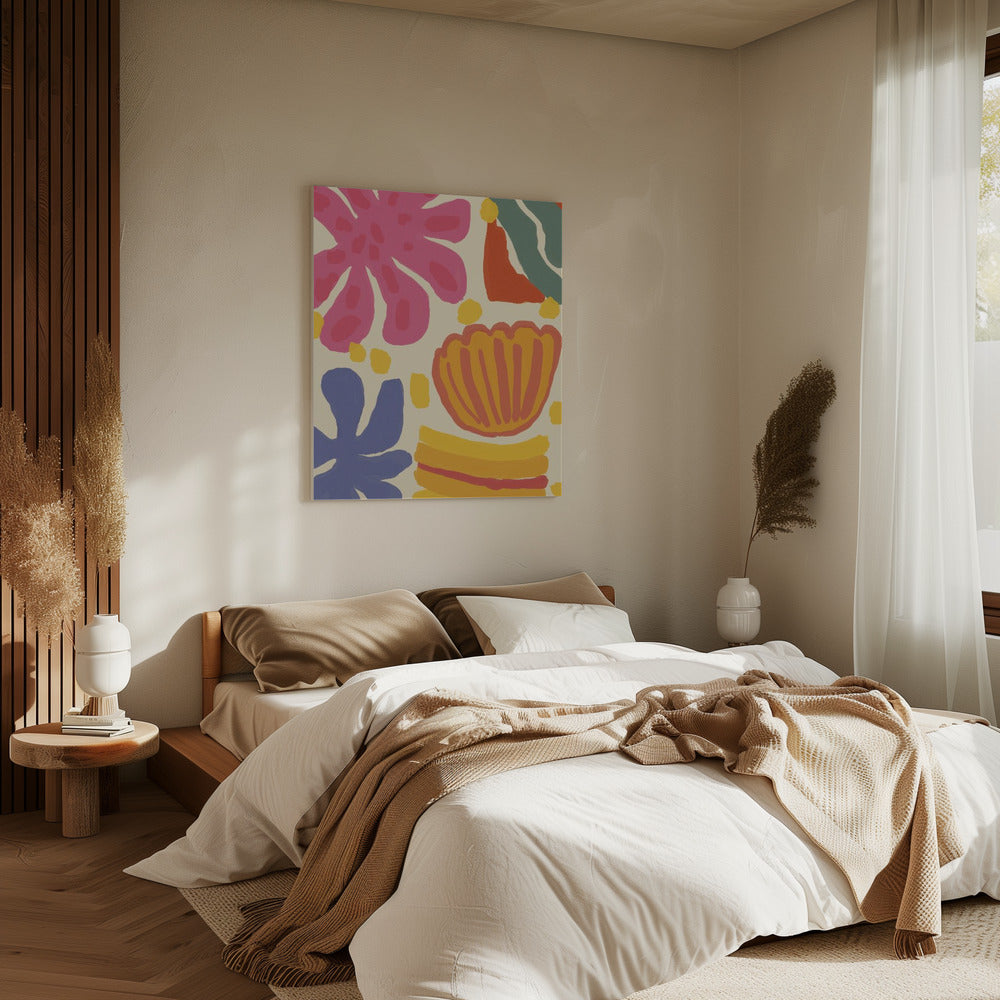 Vibrant Flora Dance | Canvas