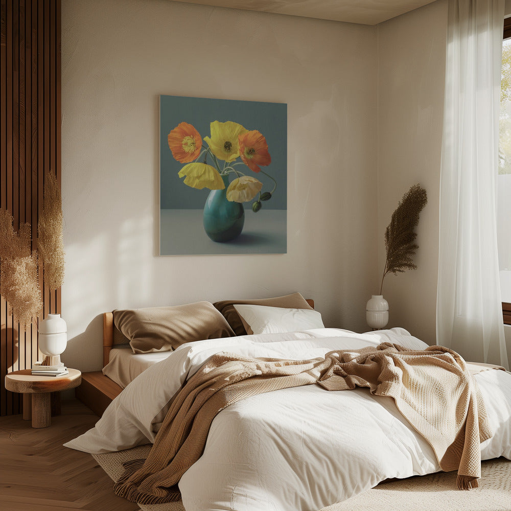 Icelandic Poppy Still Life | Canvas