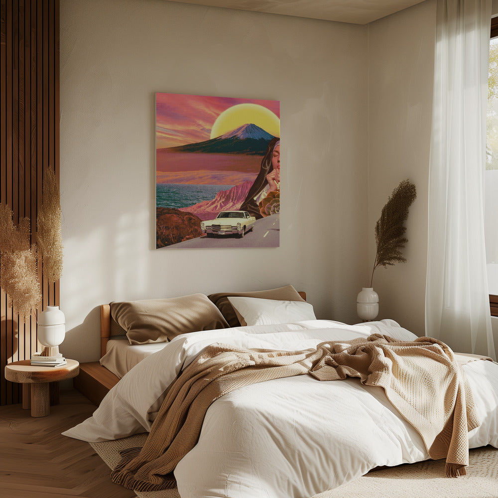 Retro Landscape Collage | Canvas