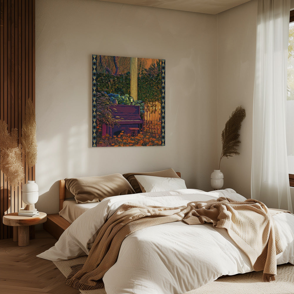 PIANO IN FOREST | Canvas