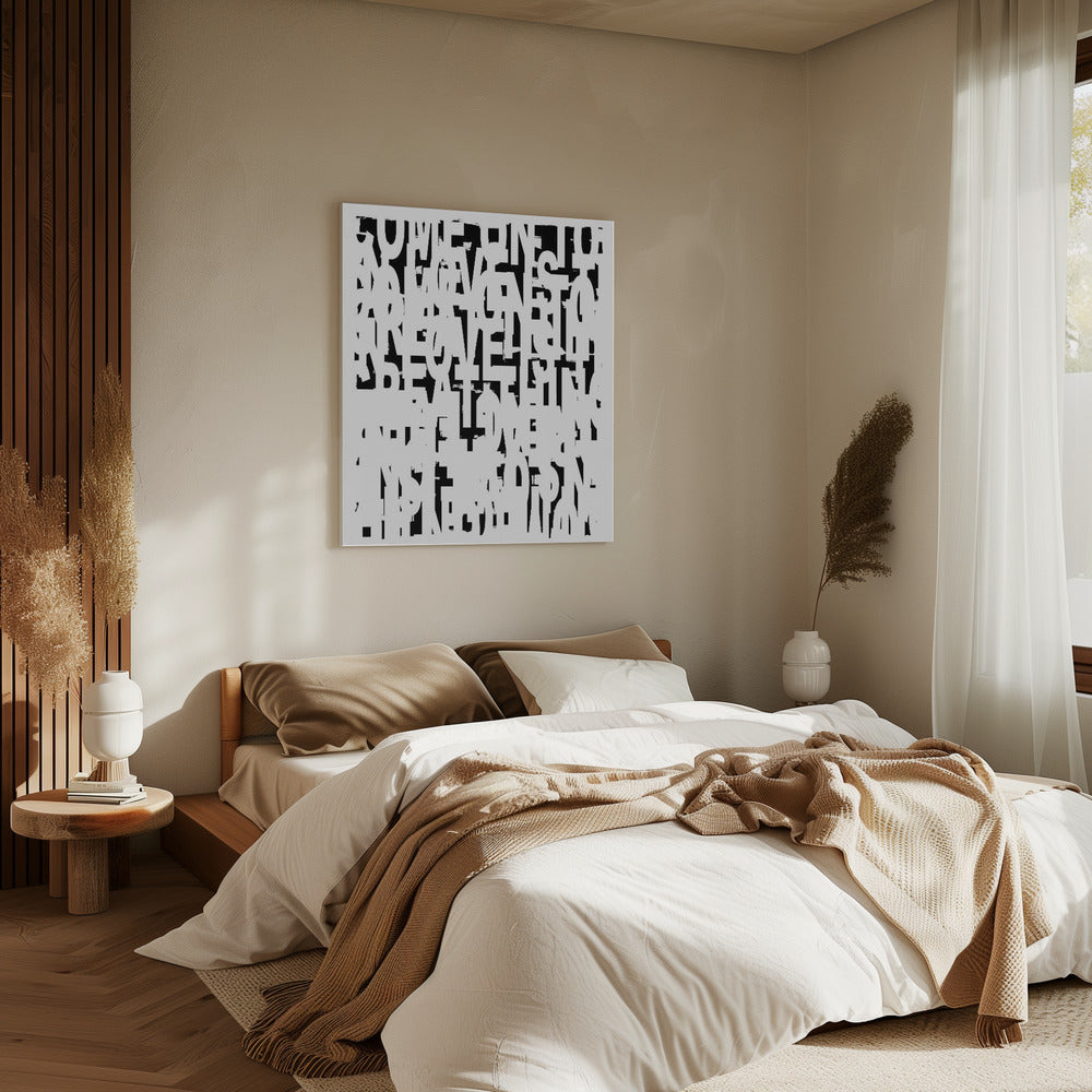 Typography No1 | Canvas