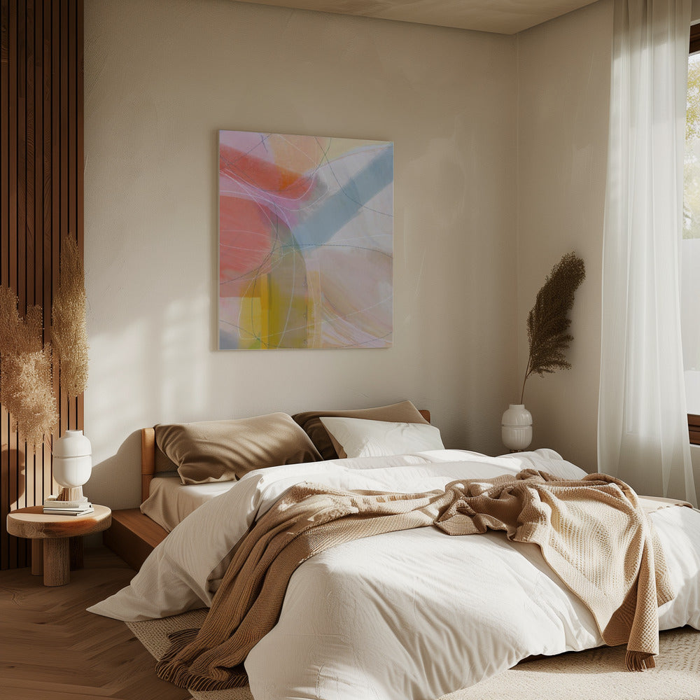 Soft Abstract Shapes 1 | Canvas