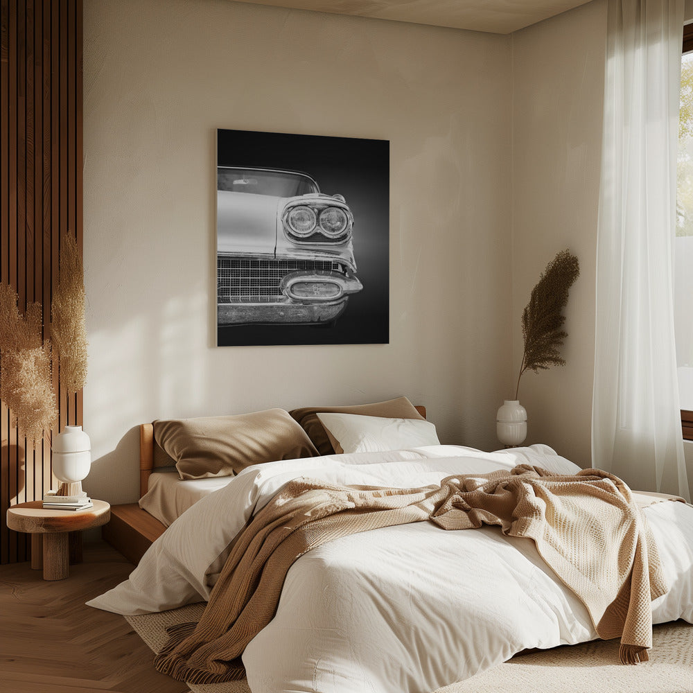 American classic car Bonneville 1958 Convertible | Canvas