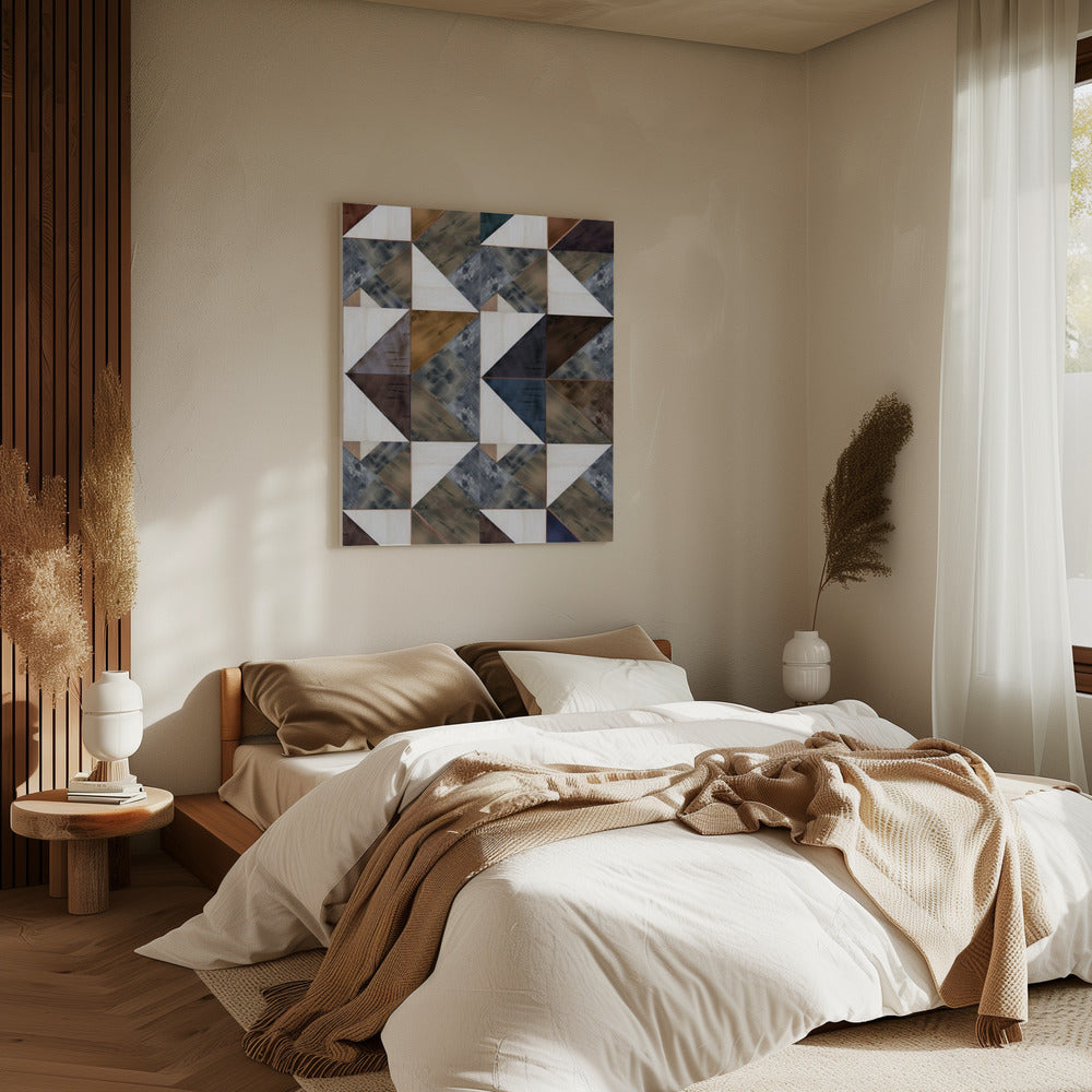 Sepia Inlay 3 | Canvas