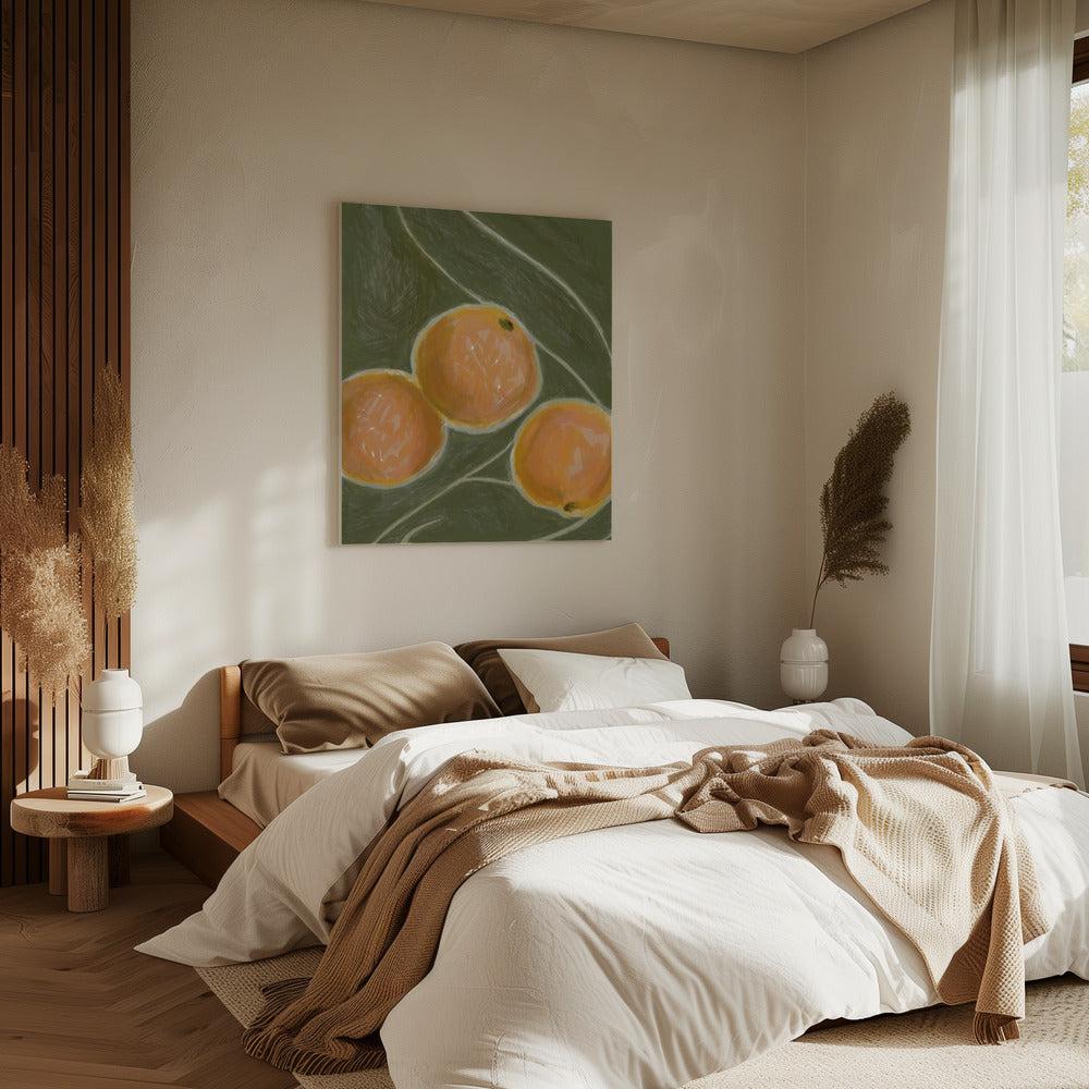 KH Studio - The Colors Orange &amp; Green | Canvas