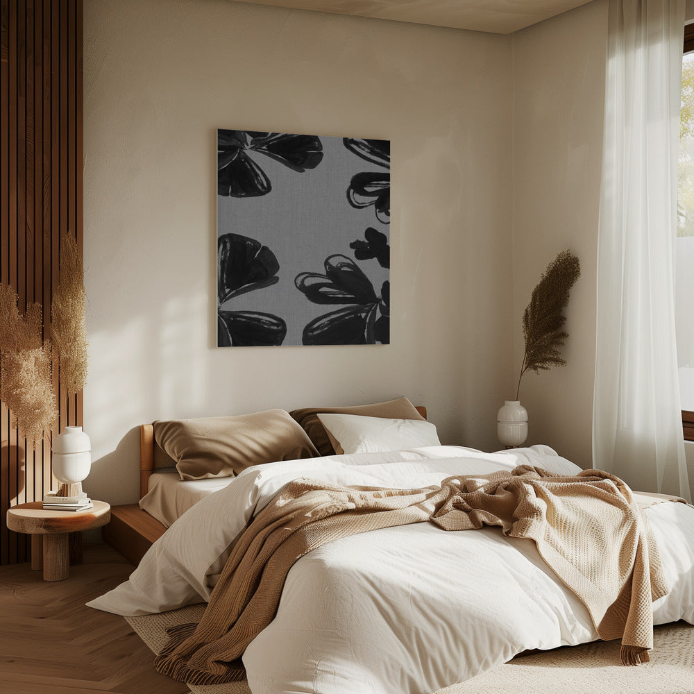 Black Floral 6 | Canvas