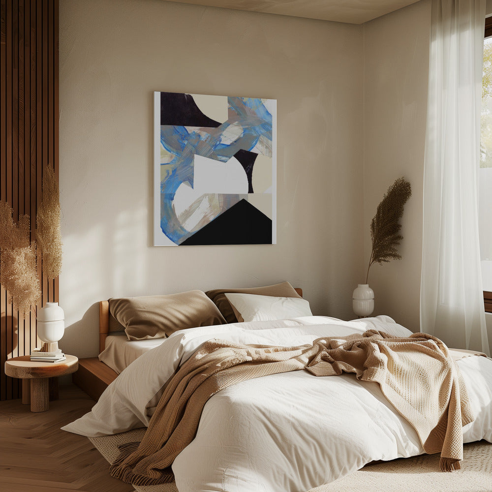 Blue Neutral Beige Black 2 | Canvas