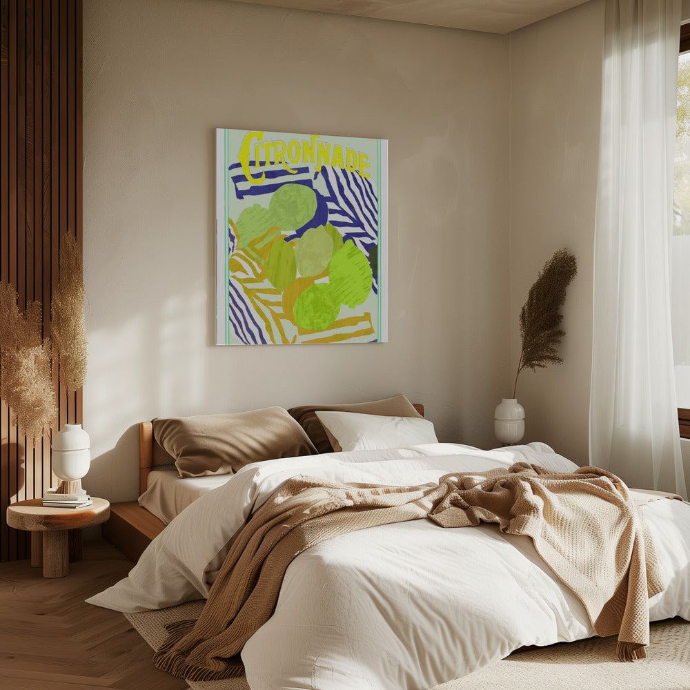 Citronnade Yellow and Green | Canvas