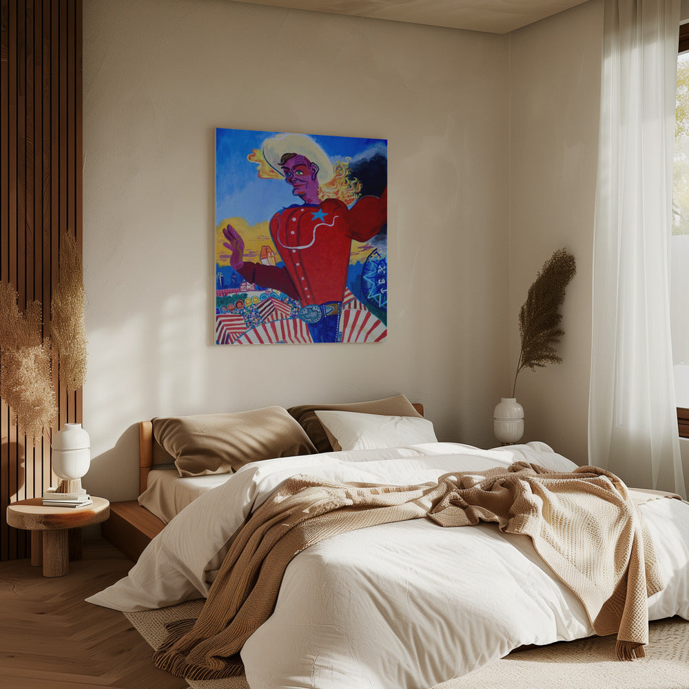 Big Tex Aflame | Canvas