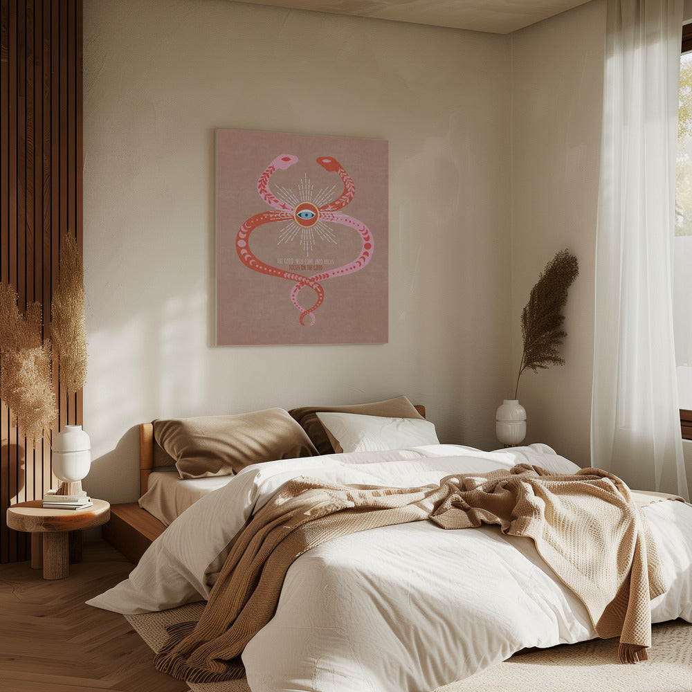 Serpent&#039;s Visionary Eye | Canvas