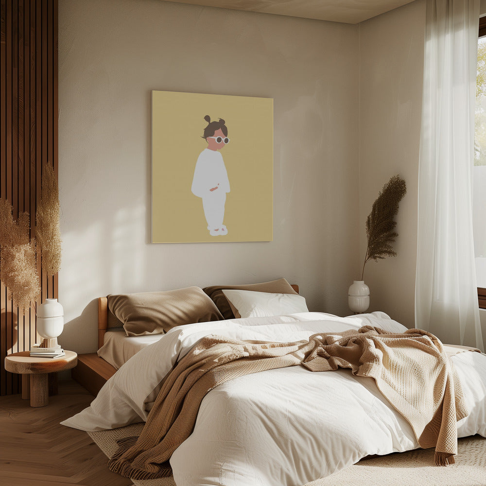 Lola - Summer Girl Silhouette | Canvas
