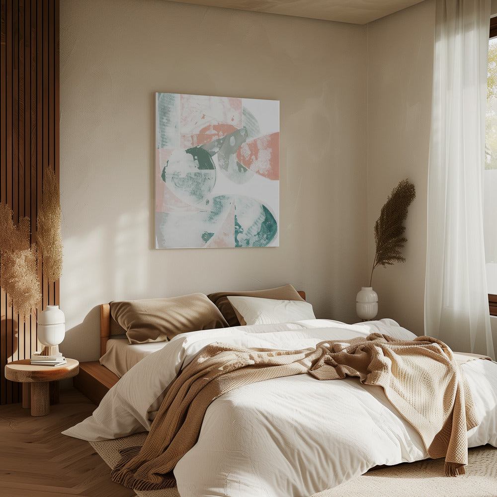 Pastel Tones With Organic Shapes | Canvas