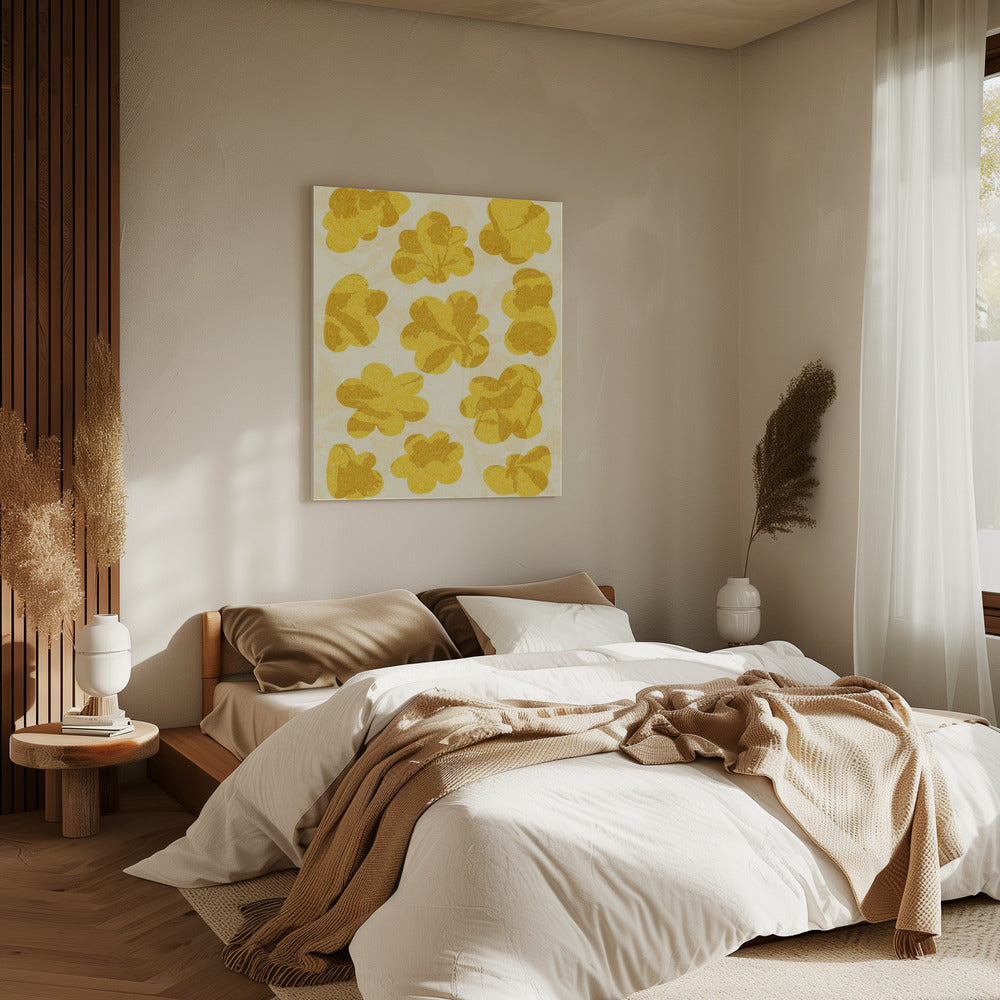 Golden Blooms | Canvas
