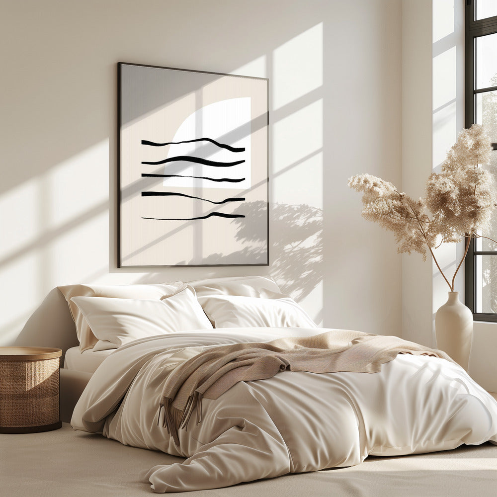 Curved Lines &amp; Light | Poster