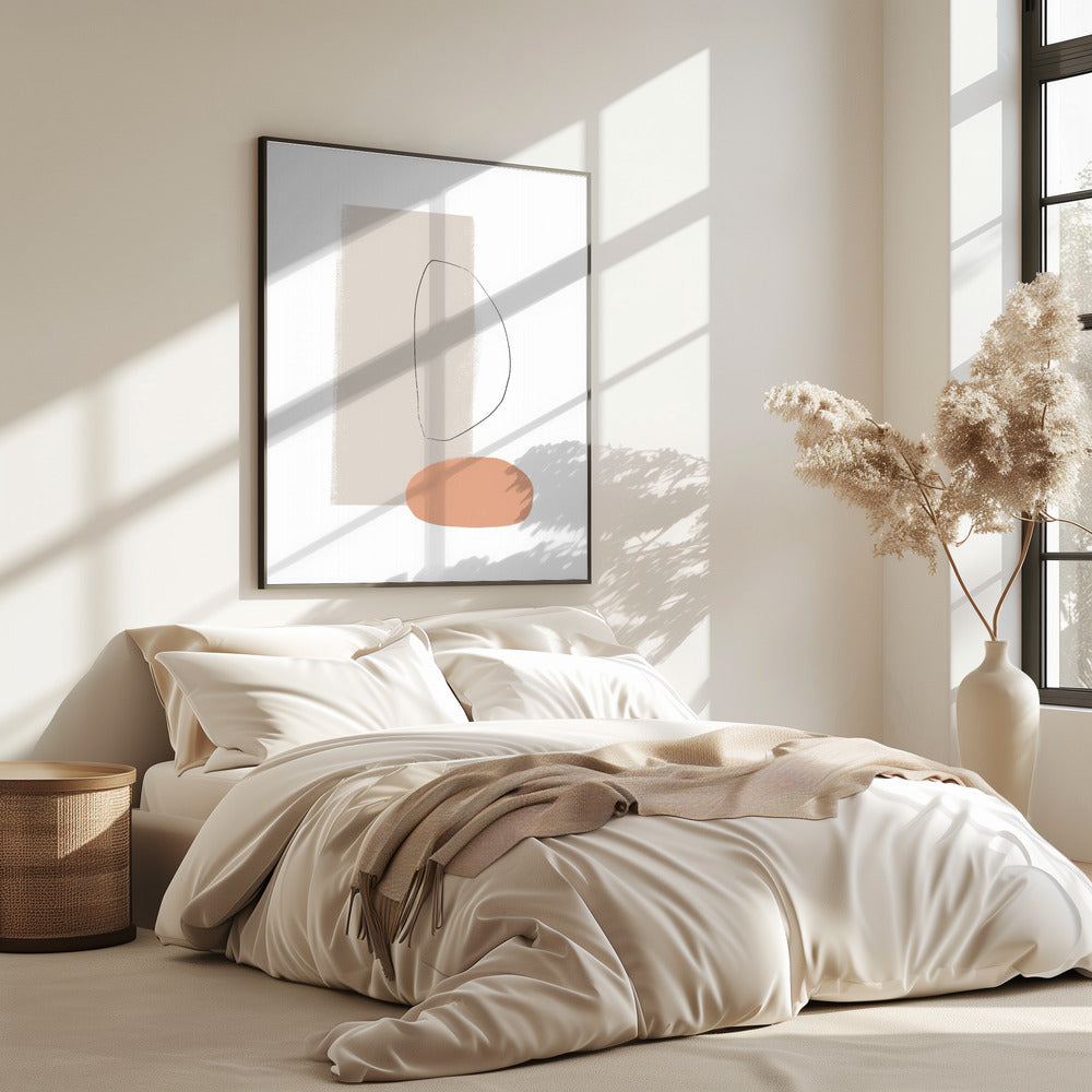Simple Shapes and Soft Colors | Poster