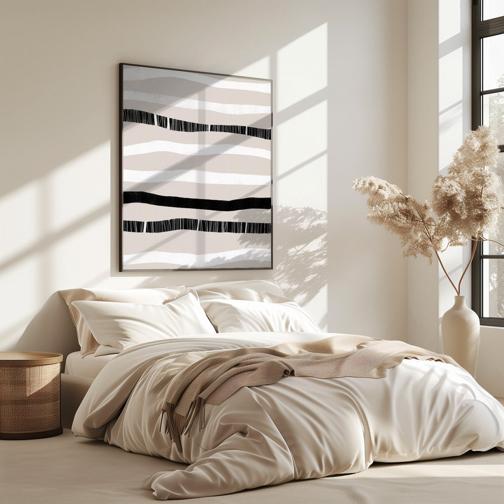 Monochrome Waves | Poster