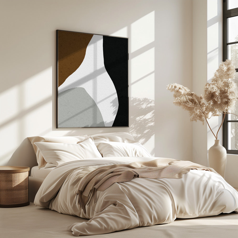 Organic Shapes and a Minimalistic Color Palette | Poster